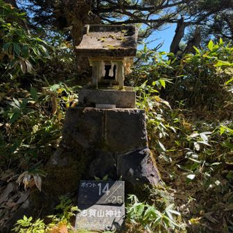 裏志賀山にある志賀山神社