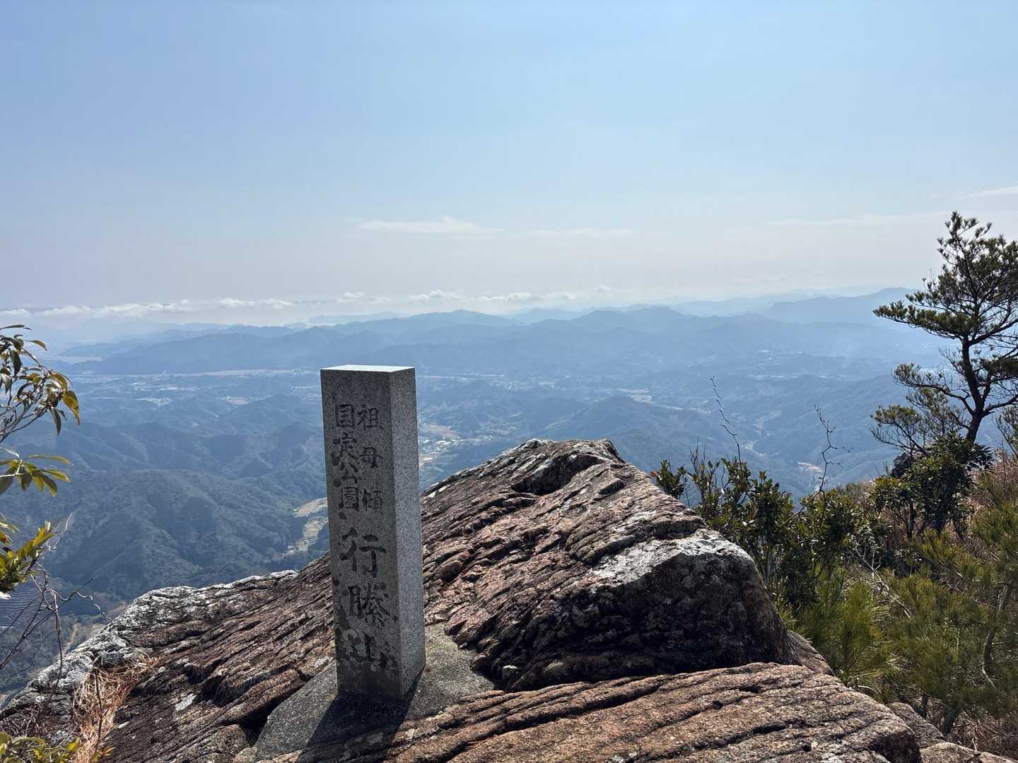 山頂到着。
この景色が見たかった。