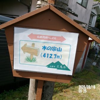 養老橋を渡り住宅地の案内板