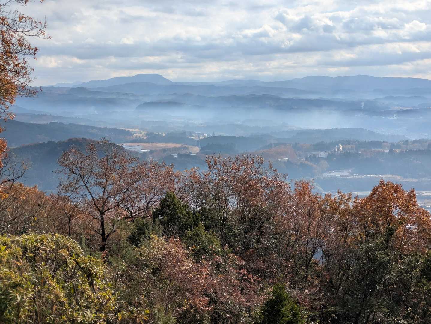 竜体山展望所から