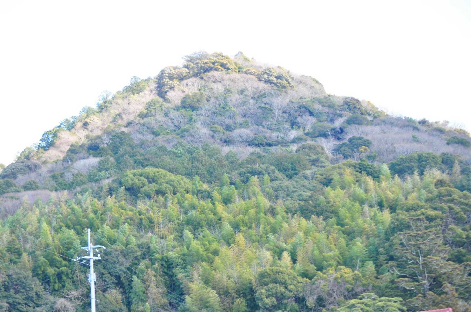 歩きながら振り返り小富士⛰️を
見る👀

この山⛰️そのものが御神体です⛩️