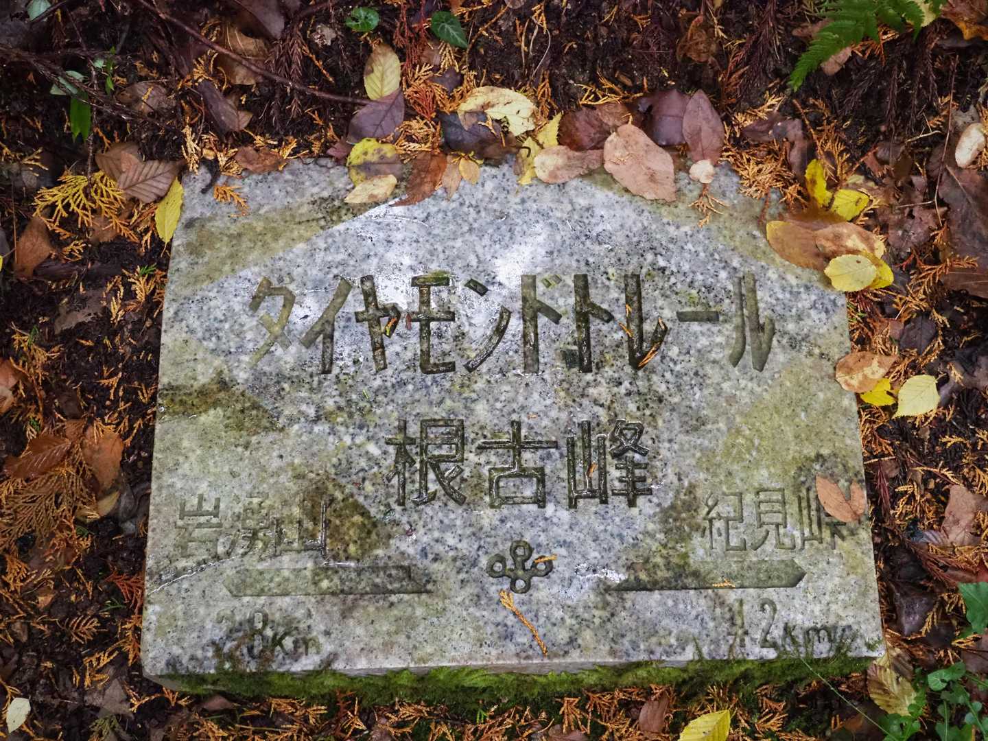 あっ足元に何かあるって思ったら素敵な感じの発見✨そういえば、山頂にもあったけど、何かわからず素通りしてた…ちょっと後悔。撮れば良かった😖💦