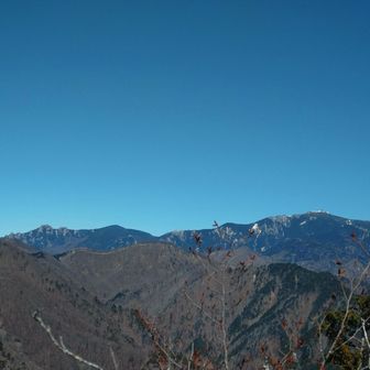 黒富士山頂手前からの眺望その２