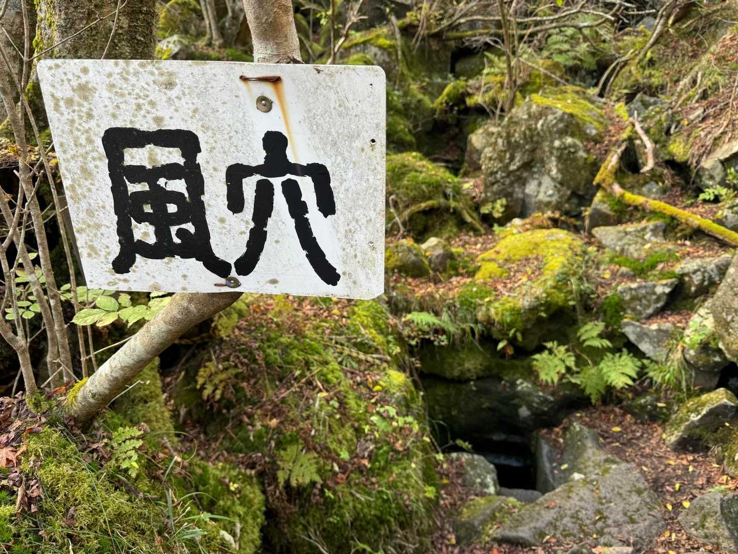風穴　到着🔰