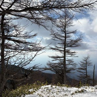 下界は見えません…