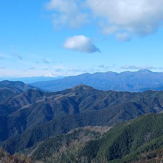 絶景展望台に登り浅間山､赤城山方面