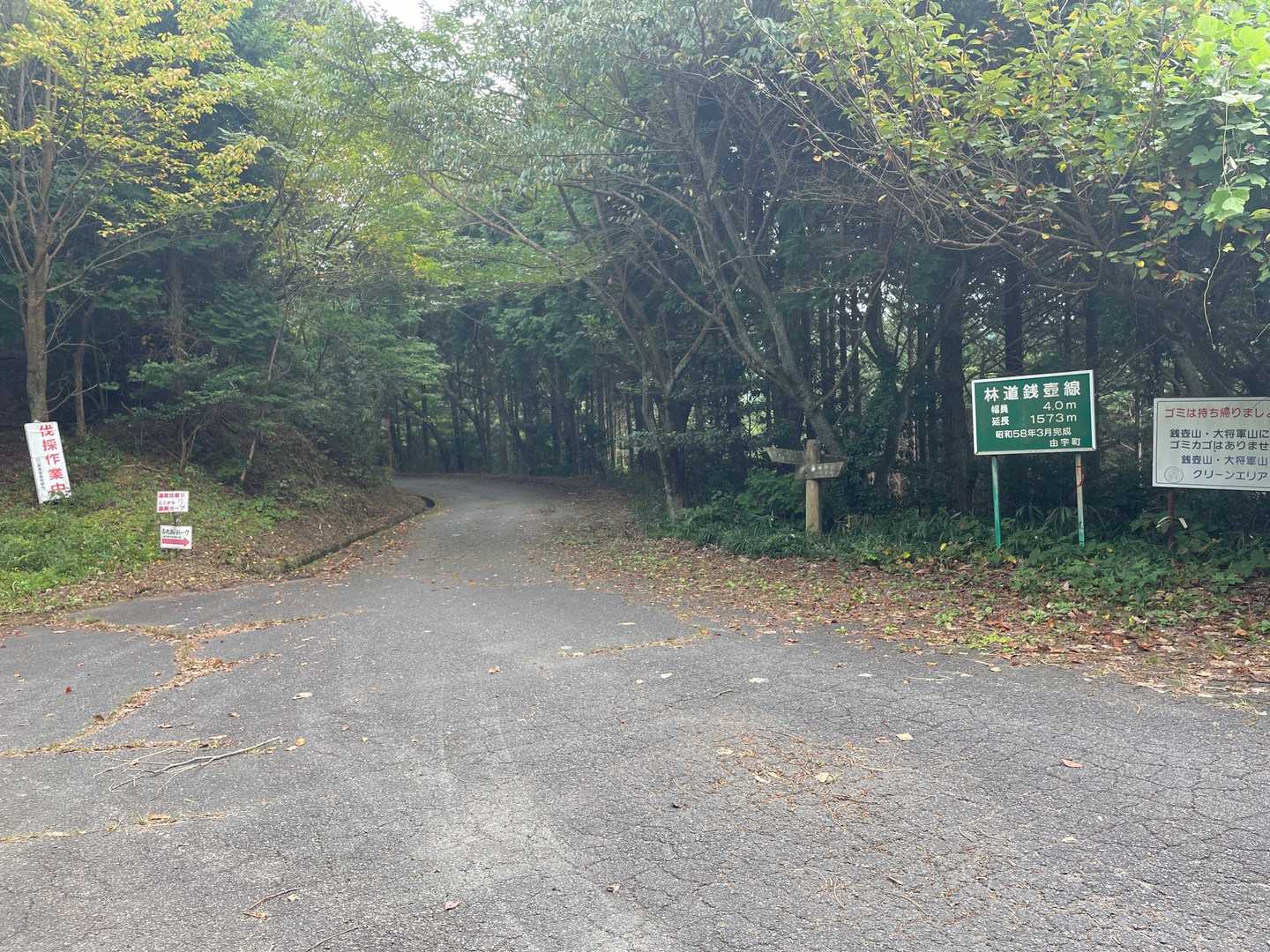 🚌…🌬
はい、着きました〜！
大将軍山⛰の駐車場。

結局まともに山⛰を歩いたのはここの1.4km。
なのでちょっとスピードを上げて頑張って見ました。
　※活動データの平均スピードは、車の移動中も含まれているので、こんなに早くはありません😅。