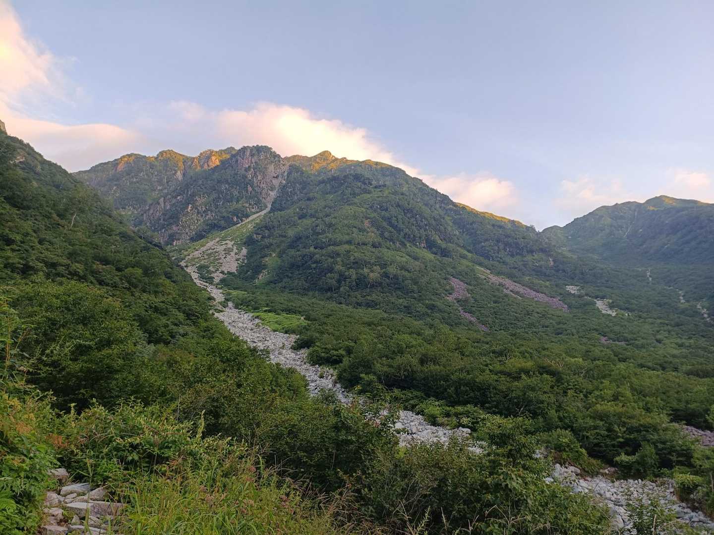 上部の雲が少し気にはなるけど、良い天気