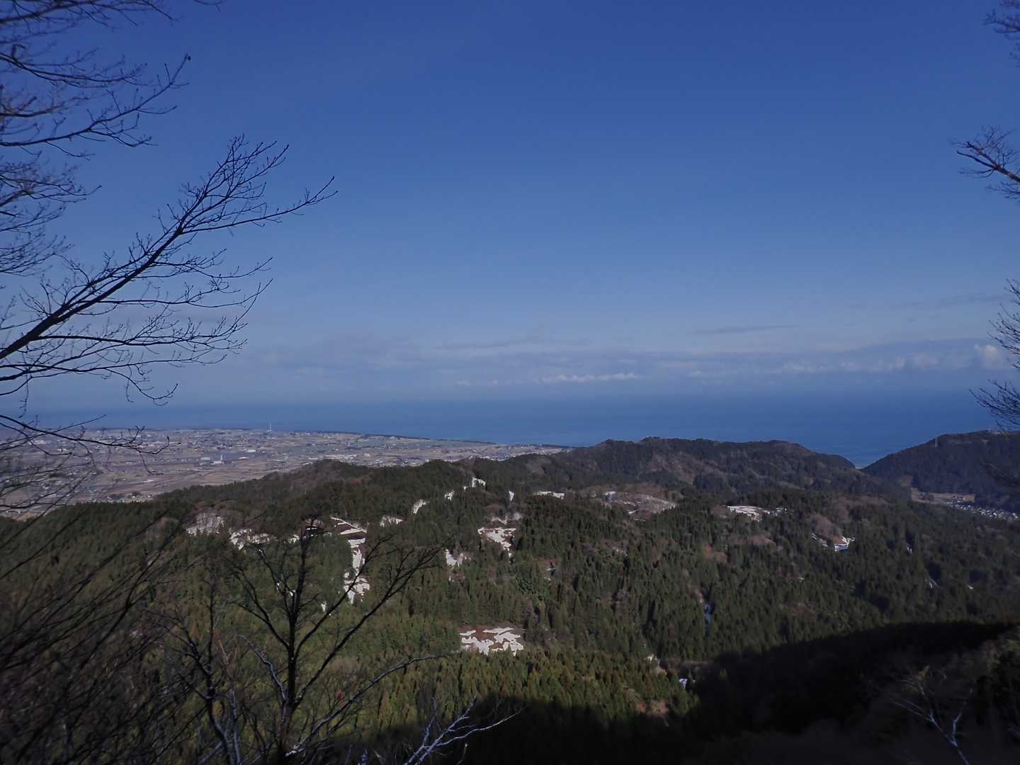 中部北陸自然歩道登山口-南保富士-二王山 往復コースの写真