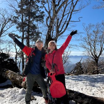 前山でInstagram友達のakipyさんに偶然会いました🫢嬉しすぎて一緒に写真撮りました🙌