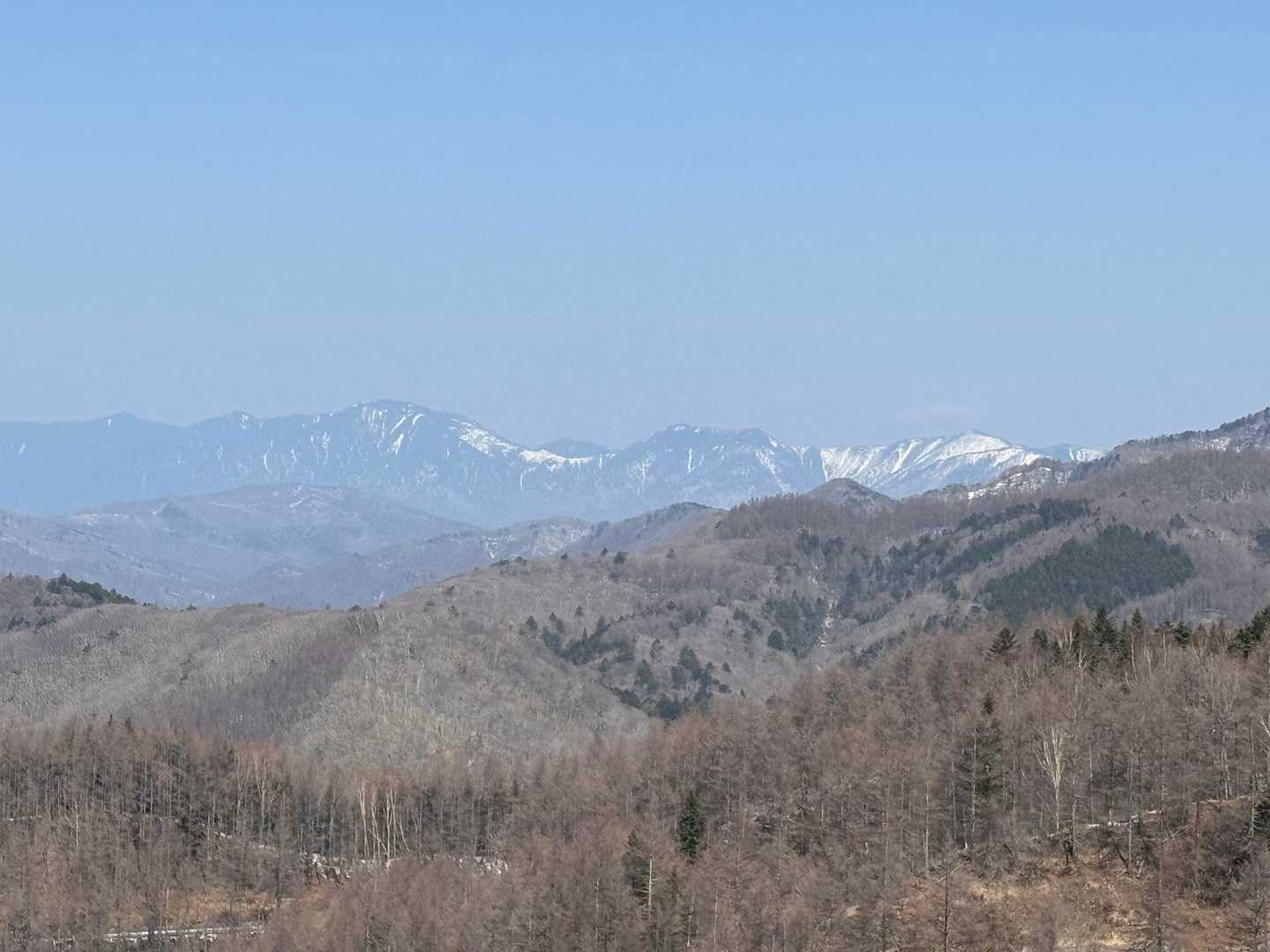 あれに見えるは南アルプスかな？