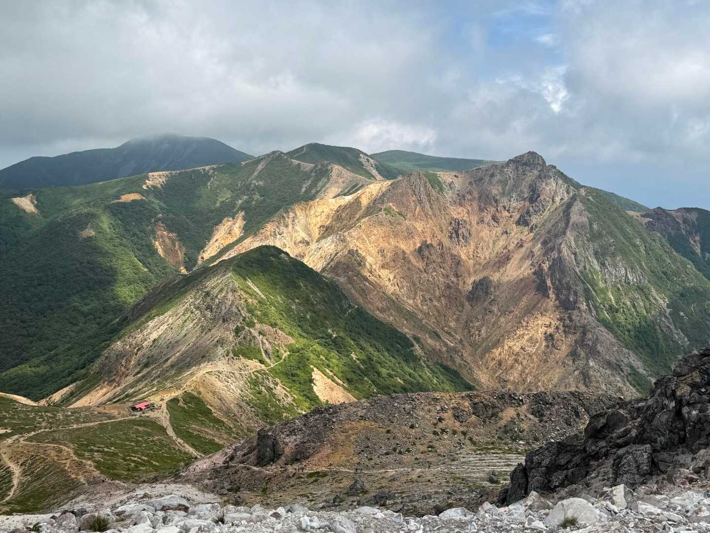 峠の茶屋登山口-茶臼岳-ひょうたん池-隠居倉-熊見曽根-1 周回コースの写真
