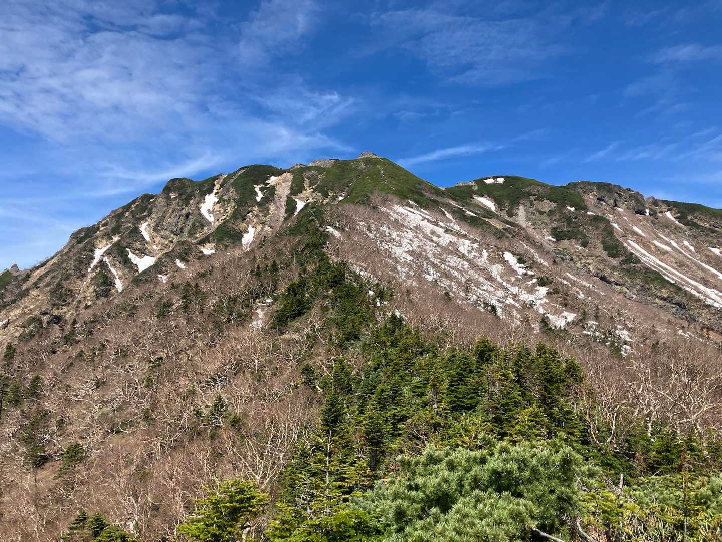 横岳 往復コースの写真