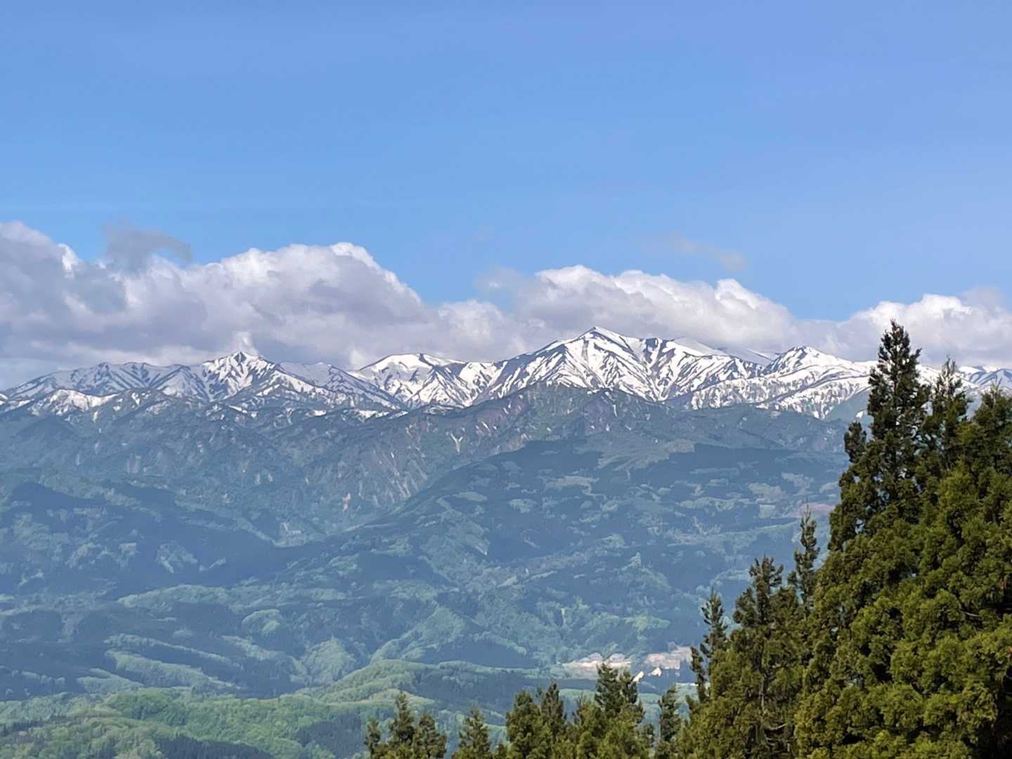 嶽原登山口-白鷹山-レーダー雨雪量計 往復コースの写真