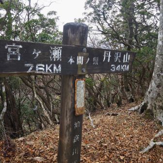 本間ノ頭。
ずいぶん来たけど、まだまだ続く。
ここまで結構な登り道。