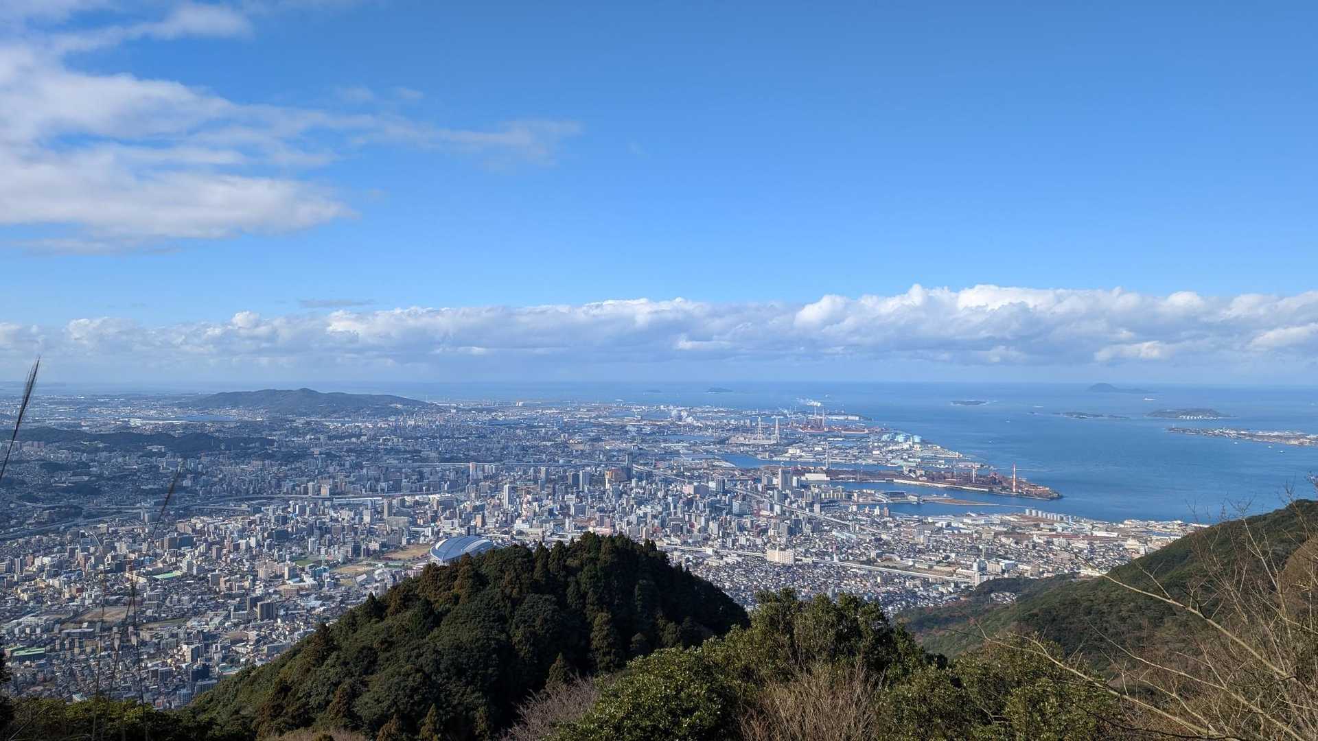 山頂手前のビュースポット(๑•̀ㅂ•́)و✧