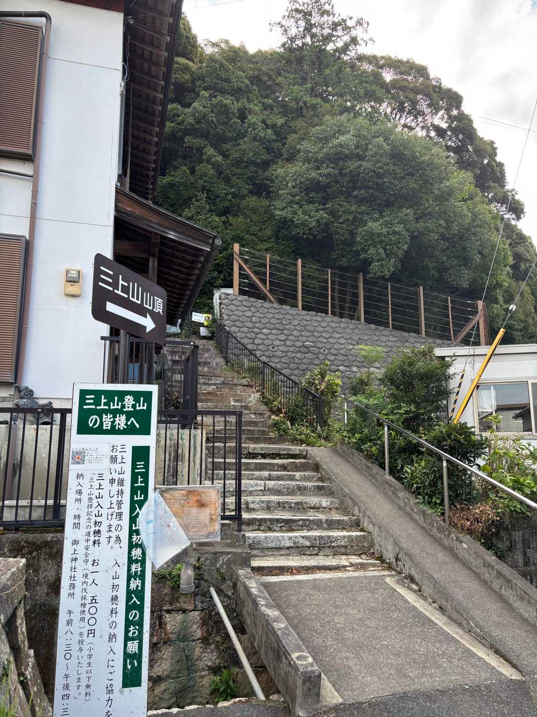 野洲駅-三上山登山道入口-三上山-東光寺日陽山-田中山 周回コースの写真