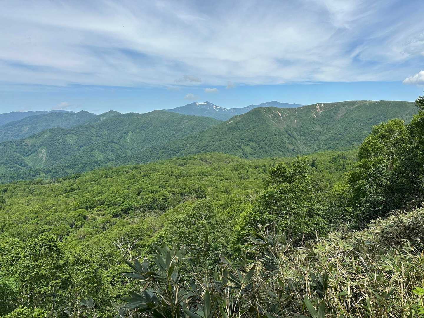 下山中もよくみえた