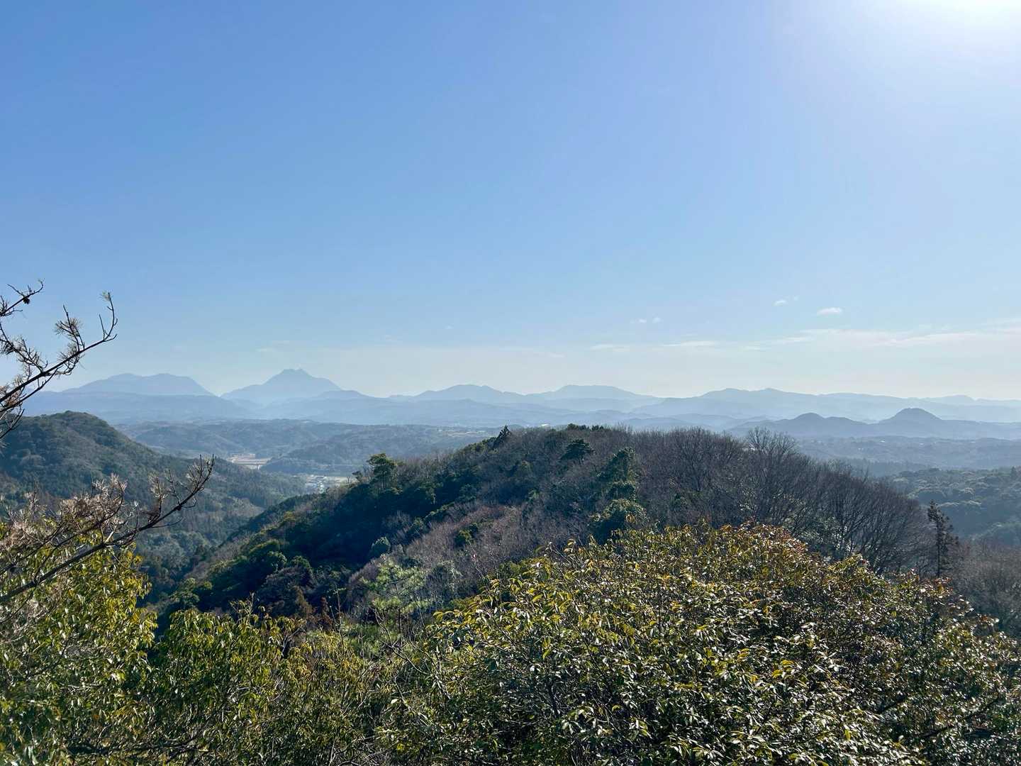 米神山 往復コースの写真