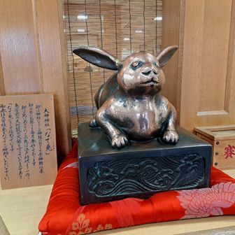 なで兎🐰
撫でられ過ぎてきたな✨👋