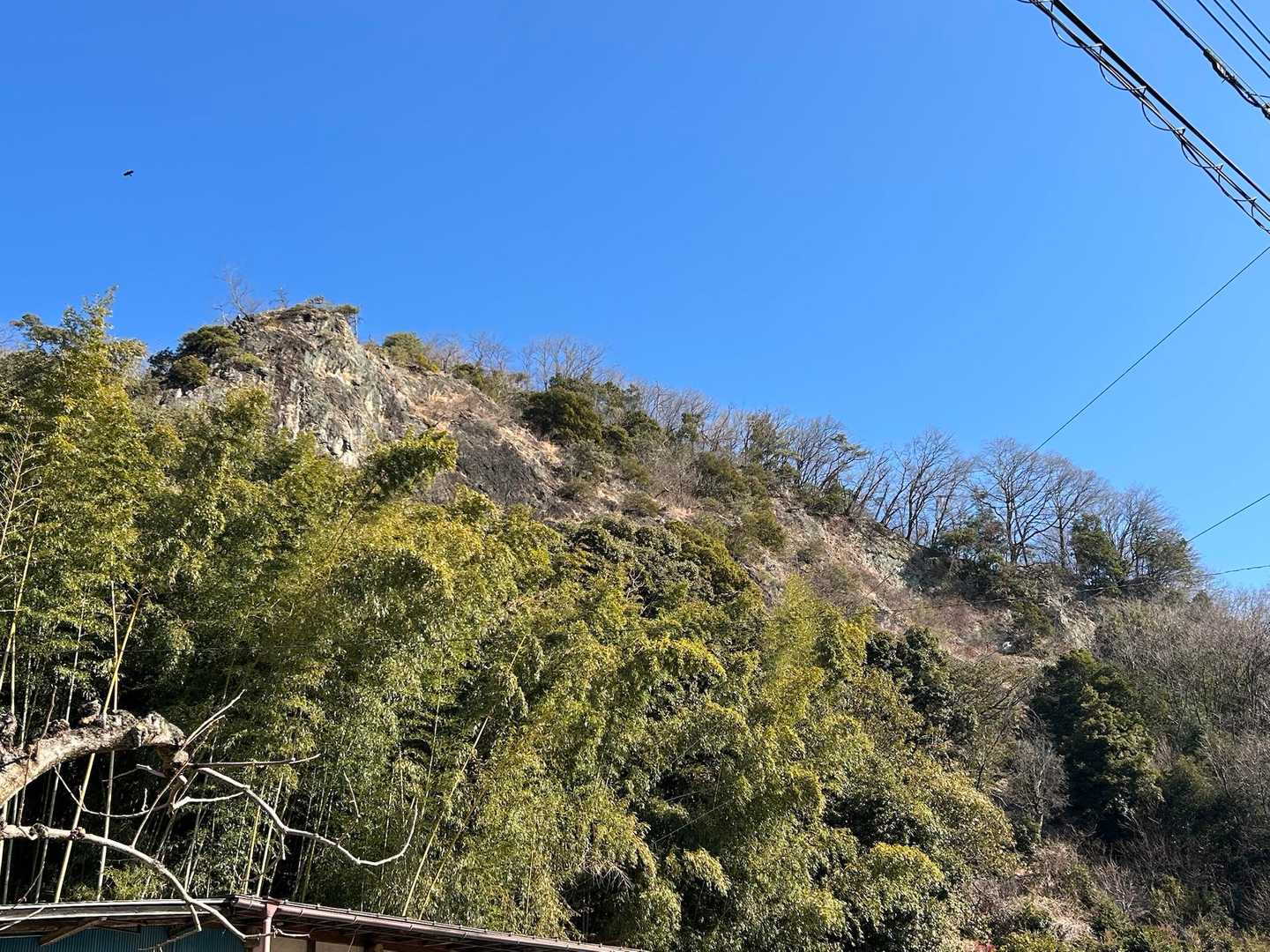 先程のお山見上げるとこんな感じ🌟