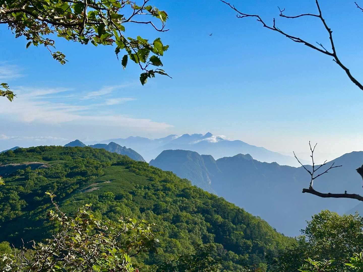 奥に八ヶ岳⛰️