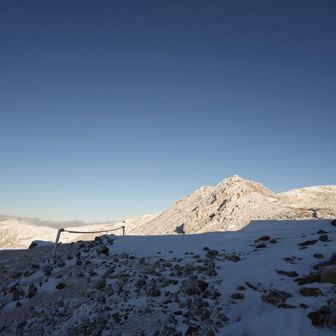 稜線に出る手前から