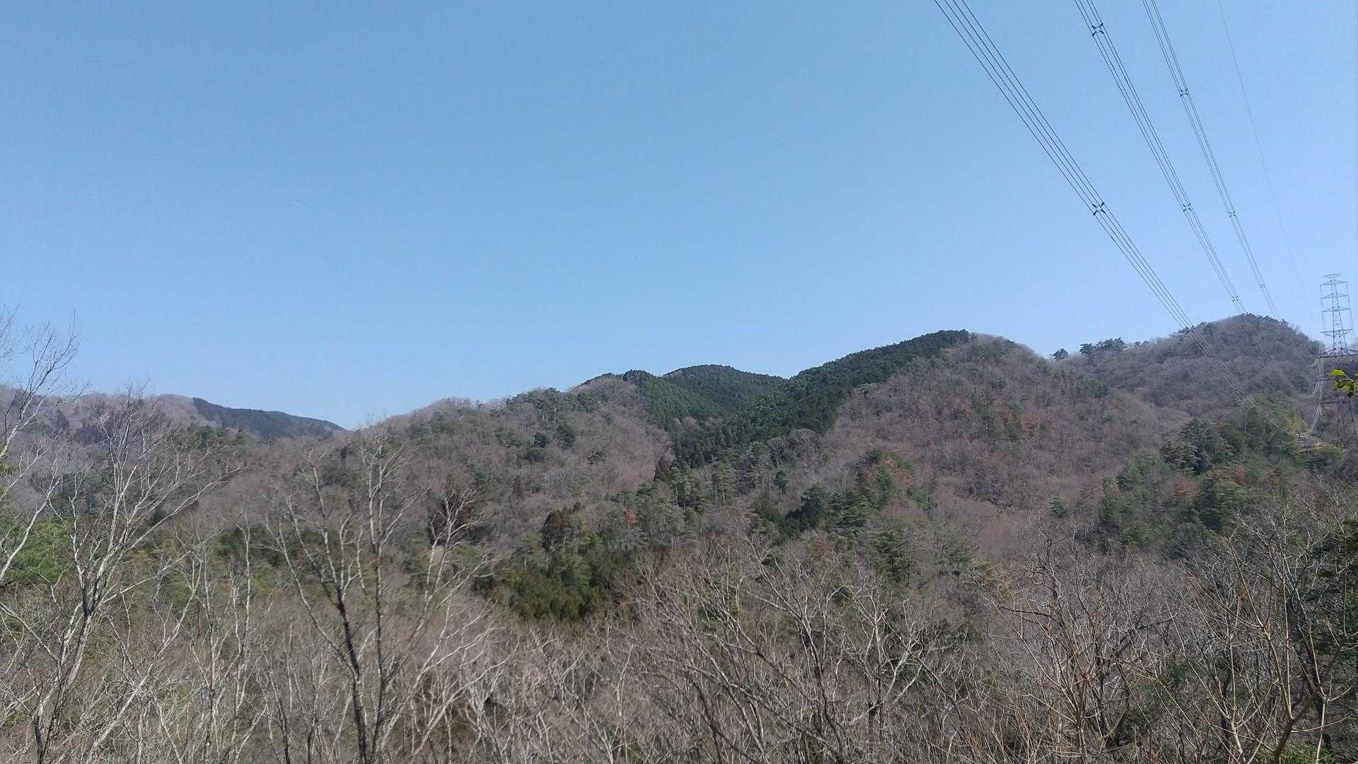 青空と歩いてきた稜線