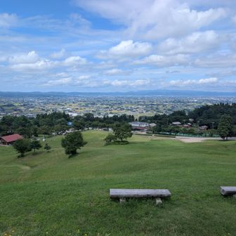 散居村展望駐車場から砺波平野の散居村を見渡す👏
下山中、大量の蚊🦟の猛攻を食らい、めっちゃ刺されて大変なことに😭虫除けスプレー足りなかった模様😖