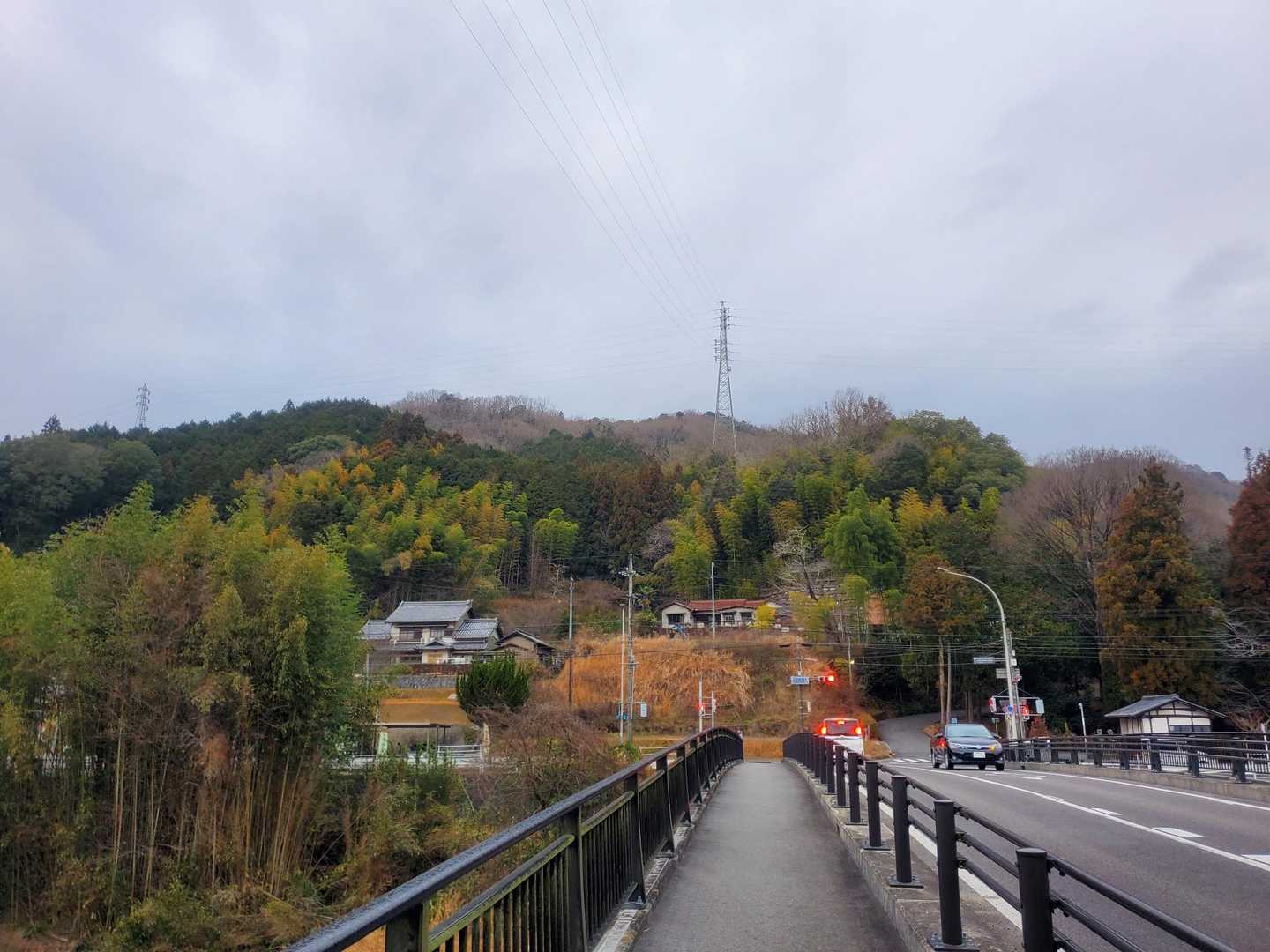 近岡上バス停-黍生 往復コースの写真
