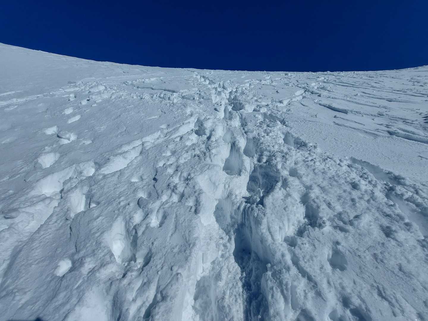 もすぐ山頂の台地や～