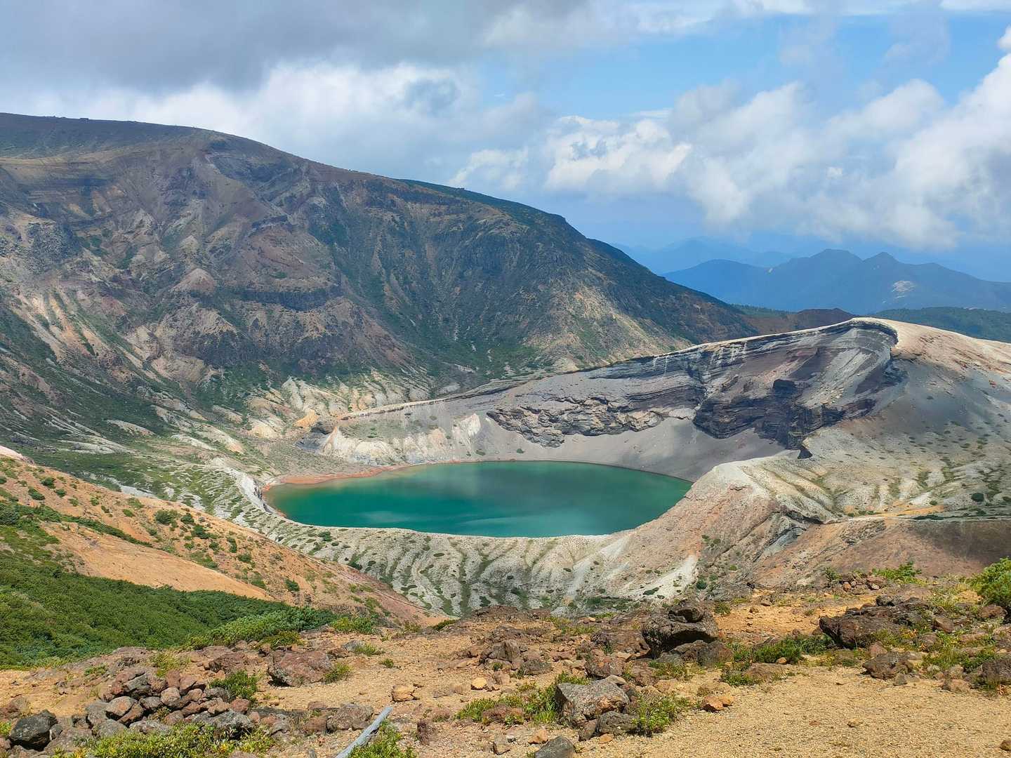 刈田岳山頂から📸