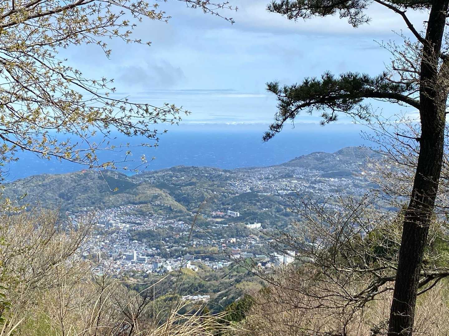 山頂の唯一の展望スポット📸
