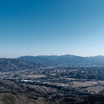 大霧山以西の外秩父連山