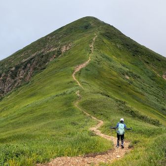 割引岳への稜線✨