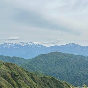 そしてドーンと白山🏔️
これが見たかった👏