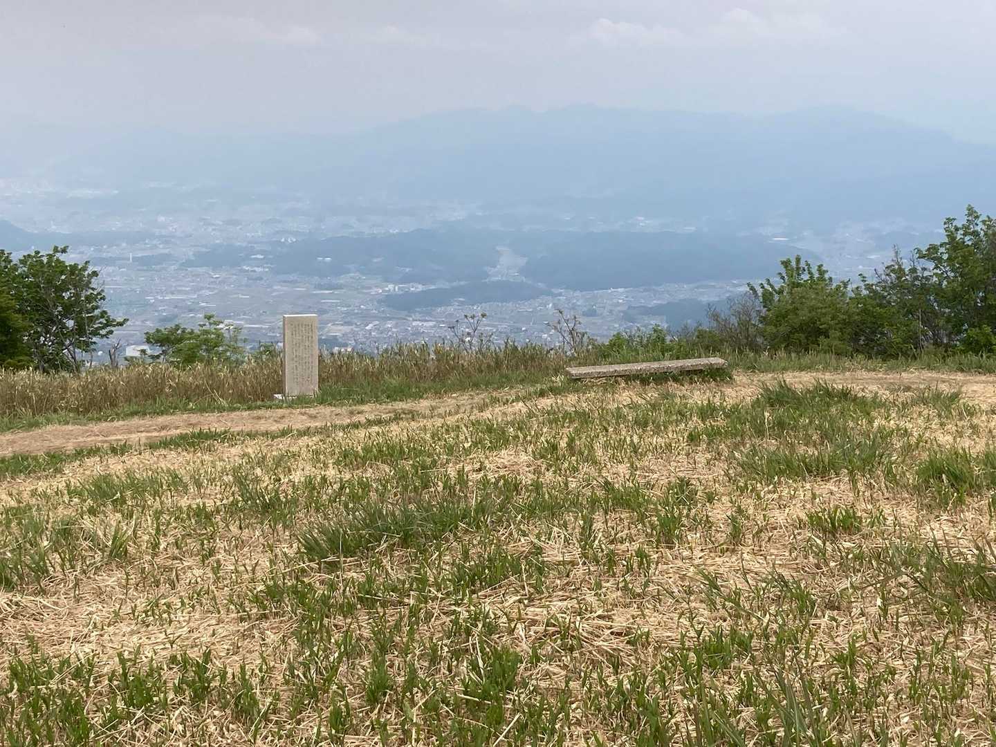 山上から見える奈良盆地