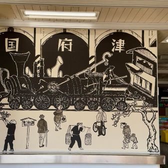 何度か地図を確認しながら無事に国府津駅に到着しました！

国府津駅
１８８７年７月東海道線が横浜から国府津まで延長されたのに伴い、開業