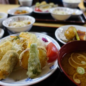 夕食、天ぷら！