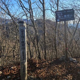 山百、笹子雁ケ腹摺山
登山口から一時間掛からずに登頂😁