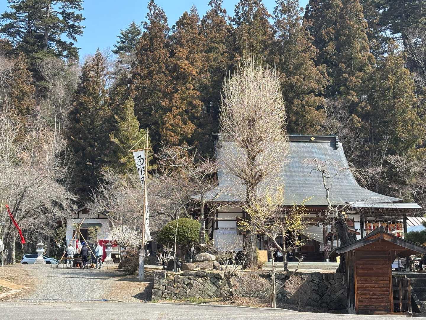岩殿寺で参拝🙏して、、