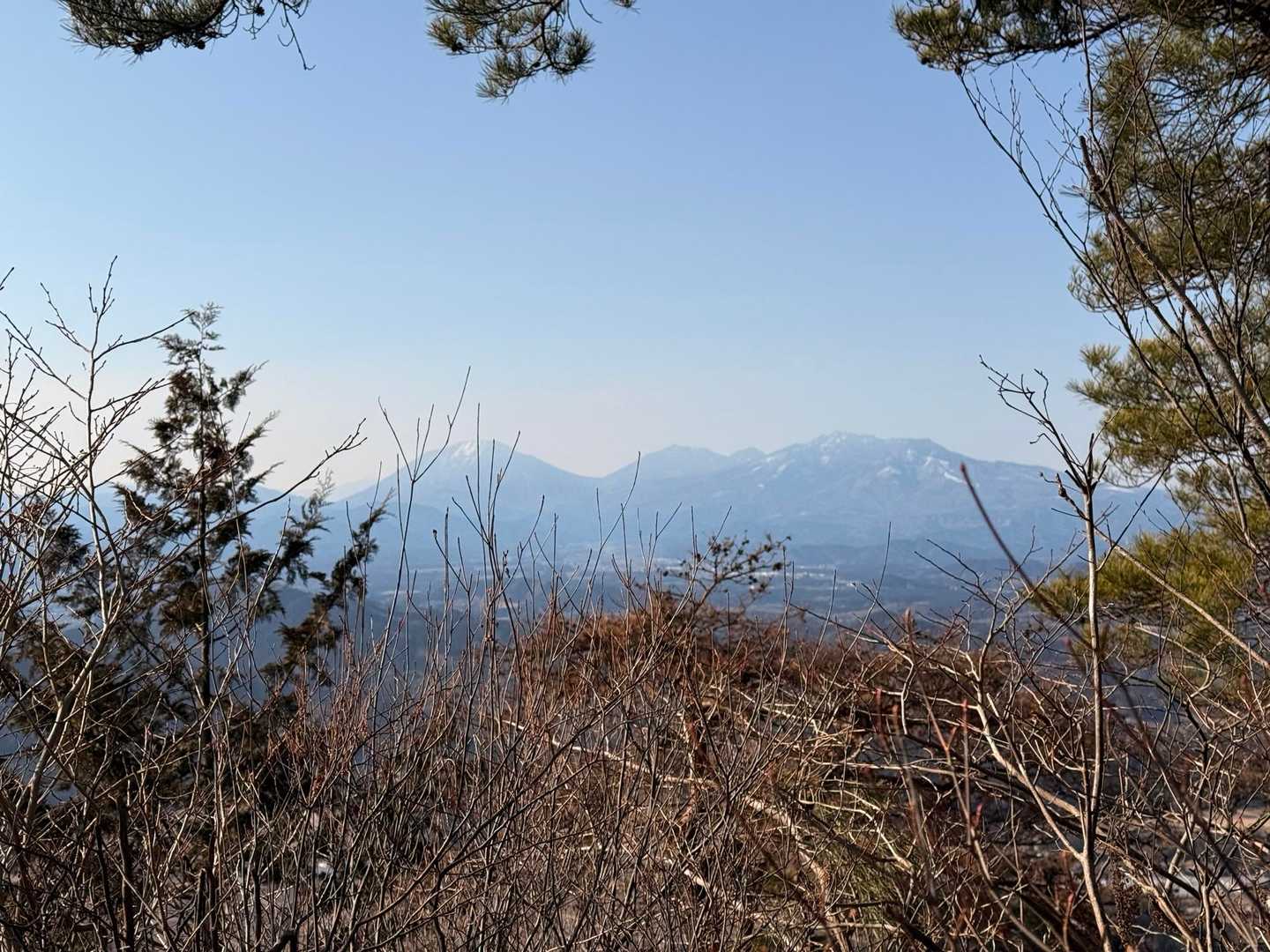 日光連山が望まれます
