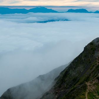 頚城山塊と北峰