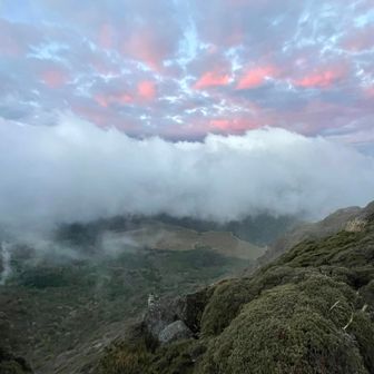 きっとここ以外の何処かでは素敵な光景が繰り広げられてるのは間違いない🌄

雲の流れの合間から坊ガツル見えた👍