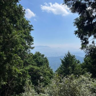 国見岩🪨から宝満山⛰️