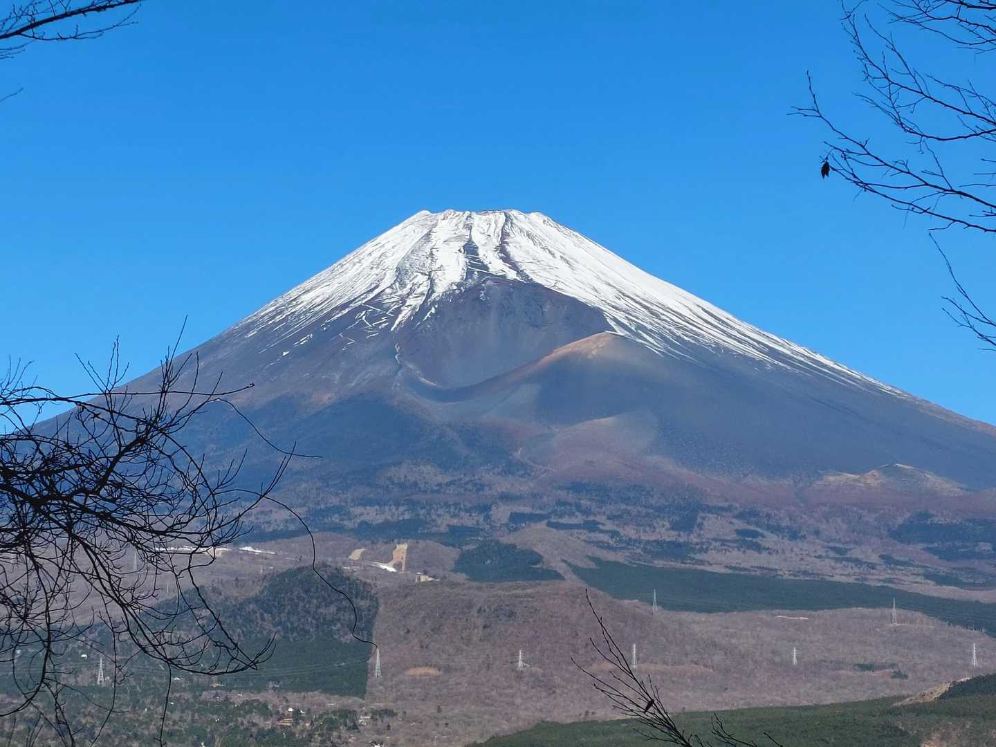 黒岳展望広場。
富士山が見えました✨