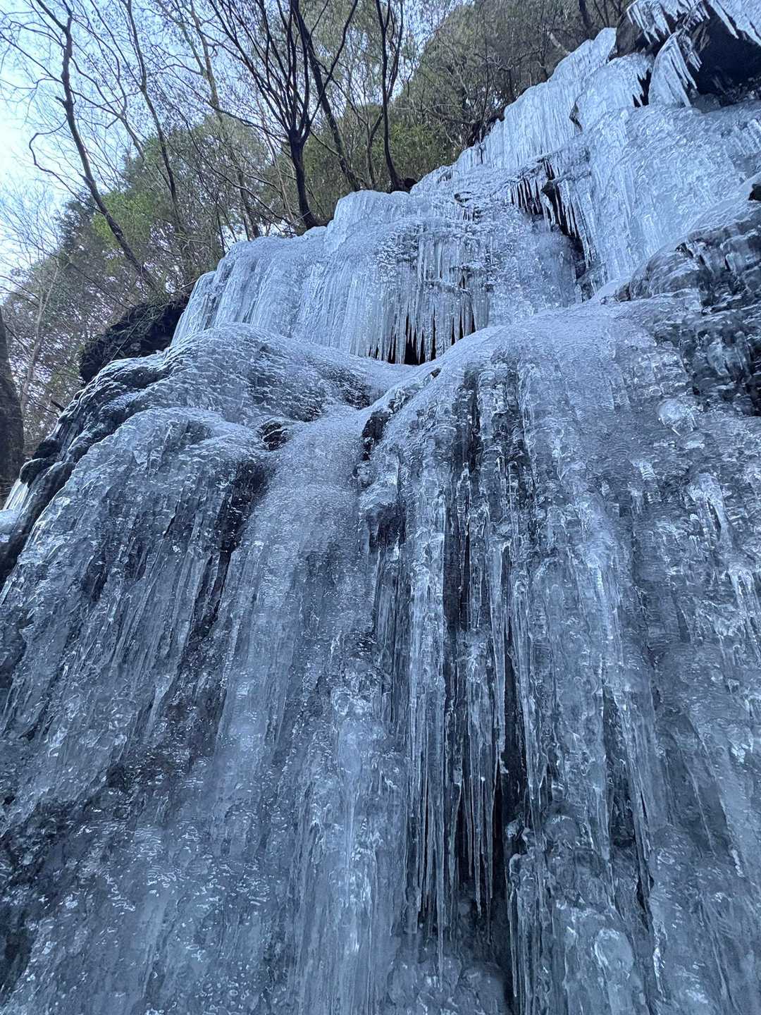 近くからの氷瀑