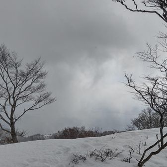 あの雲が雪連れてくる🌨️