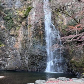 大滝の水量は豊富