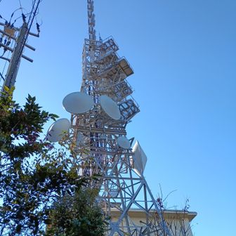 あるのはNHKなどの電波塔だけ。